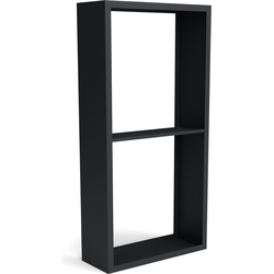 Beltza zwarte houtopslag onderverdeling 2 vakken 1000x385x2000 mm