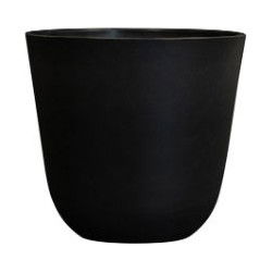 Pot Palermo zwart D13 H12 cm