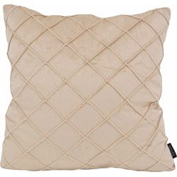 Sierkussen Velvet Cross Beige | 45 x 45 cm | Velvet/Polyester