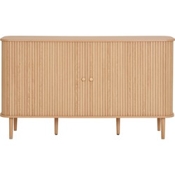 Dressoir Naturel - 140x40x79cm - 2 Deurs - Nikko