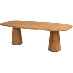 Taste Capri dining tafel teak barrel 240 x 110 cm