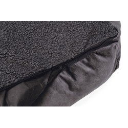 Ligbed polyester 95x80x25cm antra