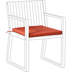 Beliani SASSARI PREMIUM - Zitkussen-Rood-Polyester