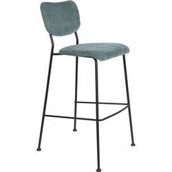 Zuiver Benson Barkruk 75,5 cm Grijs/Blauw - Set van 2