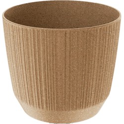 Prosperplast Plantenpot - kunststof - carf-stripe - D17 x H15 cm - Plantenpotten