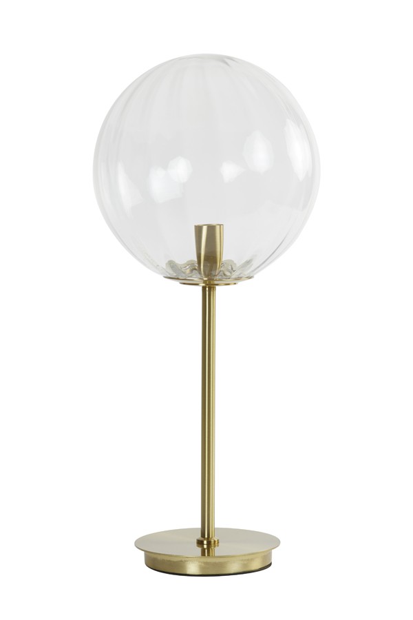 Light&living Tafellamp Ø25x53 cm MAGDALA glas helder+goud - 