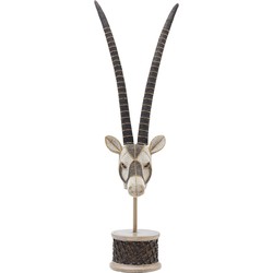 Kare Decofiguur Antelope Head Pearls 79cm