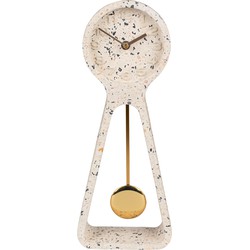 ZUIVER Clock Pendulum Time Terrazzo White