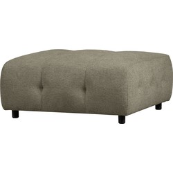 WOOOD Hocker Louis - Polyester - Leaf - 43x90x90