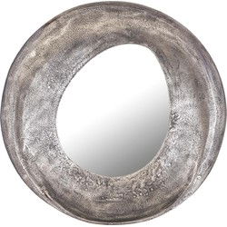 PTMD Spiegel Daweson - 60x7x60 cm - Aluminium - Zilver