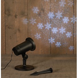 Tuin projector winter landschap sneeuw storm - kerstverlichting figuur