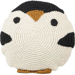 Pim kussen cushion, penguin Ø50