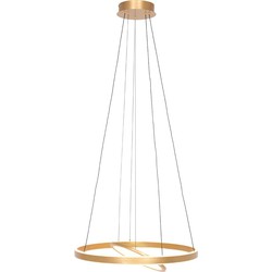 Steinhauer hanglamp Ringlux - goud - metaal - 60 cm - ingebouwde LED-module - 3514GO