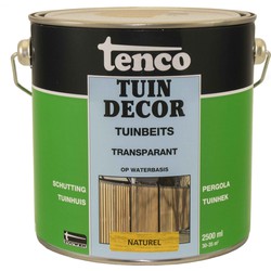 Tuindecor transparant naturel 2,5l verf/beits - tenco