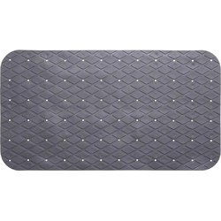 5Five Badmat - grijs - anti-slip - 70 x 35 cm - Badmatjes