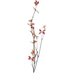 Clayre & Eef Kunstplant 116 cm Rood Kunststof