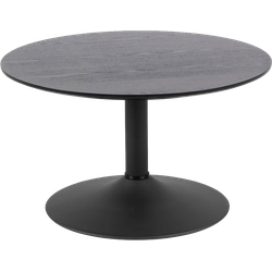 Vino houten salontafel zwart - Ø 70 cm