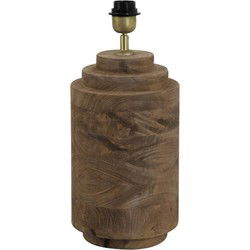 Light & Living - tafellamp - Racco - bruin - hout - losse armatuur - E27 - 7037084