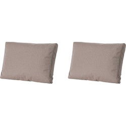 Madison -  Lounge Profi-Line Manchester taupe - Ca. 40x60 cm - Set van 2