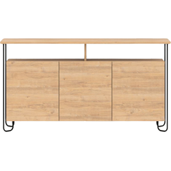 Buffet 3 deuren en metalen poten Dilly - L130 cm