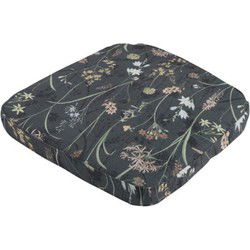 Wicker universeel ca. 48x48 cm Donna grey canvas Eco plus natural outdoor finishing (4 stuks)