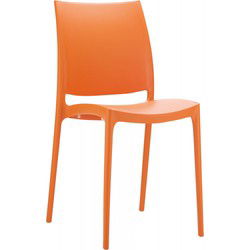 ENZO design stoel 53x46x82 cm Oranje