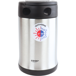 OTIX Soep Thermos - Soepbeker - Lepel - Thermosfles - Travel Mug - 500 ml - Zwart - Staal
