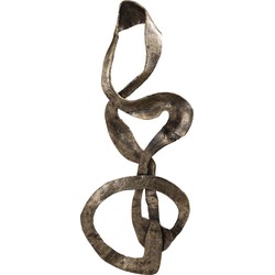 PTMD Wandpaneel Neven - 116x50x16 cm - Aluminium - Goud