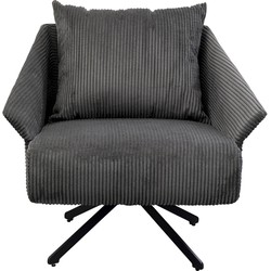 Draaibare Fauteuil Milo Grey