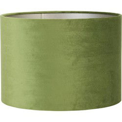 Light & Living - kap - Velours - groen - textiel - Ø 30cm - E27 - 2230058