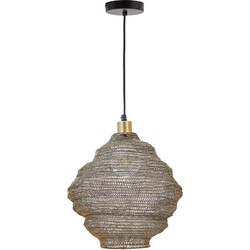 Kave Home - Plafondlamp Sarraco van goudkleurig metaal  Ø 30 cm