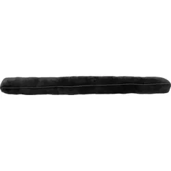 Textino GIDEON - Tochtstopper 90x10x10 cm - effen kleur - Raven - zwart - Textino