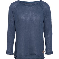 Knit Factory Jasmin Gebreide Dames Trui - Jeans - 36/38 - 80% Gerecycled katoen