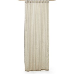 Kave Home - Gordijn Malavella 100% linnen beige 140 x 270 cm
