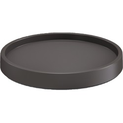 Prosperplast Plantenonderzetter - rond - 27 cm - antraciet - Planten onderzetter