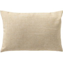 Dutch Decor NERIDA - Outdoor Kussenhoes 40x60 cm - waterafstotend en uv-bestendig - Creme Brulee - beige - Dutch Decor