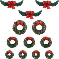 Garland and wreaths, set of 12 - LEMAX
