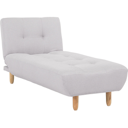 Beliani ALSTEN - Chaise longue-Grijs-Polyester