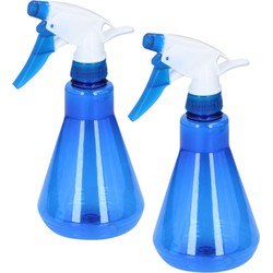 2x stuks plantenspuiten blauw 500 ml - Plantenspuiten