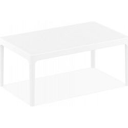 DOTY tuinsalontafel 100x60x40 cm Wit