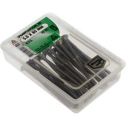Spaanpl.schr. rvs 5.0x80mm 25st