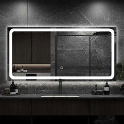 Lumoire Badkamerspiegel met Verlichting - Infinity - 120CM Rechthoekig - Anti Condens Verwarming