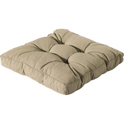 2L Home & Garden Loungekussen Sandy Beige - 60 x 60cm