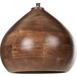 Beliani SANYATI - Hanglamp-Bruin-Mangohout