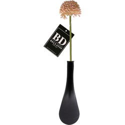 Bellatio Design Allium kunstbloem - losse steel - roze - 44 cm - Kunstbloemen