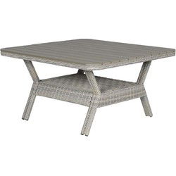 Milwaukee tafel - 126,5x126,5cm - vintage willow- light teak Vironwood