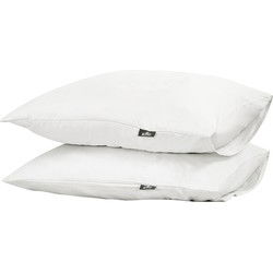 PHLOX Kussensloop - Katoen-Satijn - Topkwaliteit 300 TC - 2 stuks kussensloop 60x70 - Wit