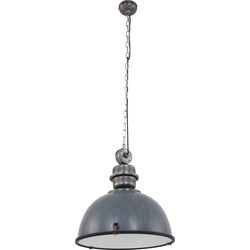 Industriële Hanglamp Bikkel Grijs