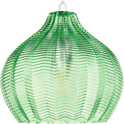 Beliani KEILA - Hanglamp-Groen-Glas