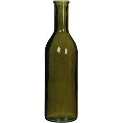 Mica Decorations rioja glazen fles groen maat in cm: 50 x 15